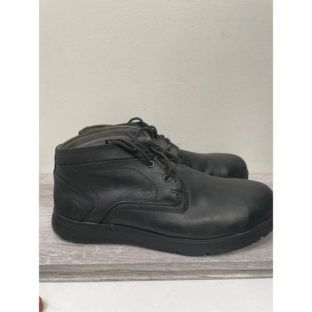 Red Wing 6714 Zero-G Lite Mens Black Leather Safety Toe Chukka Boots 10.5 E2